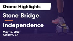 Stone Bridge  vs Independence  Game Highlights - May 18, 2022