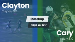 Matchup: Clayton  vs. Cary  2017