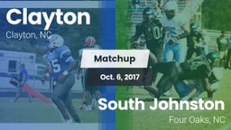 Matchup: Clayton  vs. South Johnston  2017