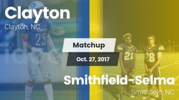Matchup: Clayton  vs. Smithfield-Selma  2017