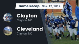 Recap: Clayton  vs. Cleveland  2017