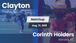 Matchup: Clayton  vs. Corinth Holders  2018