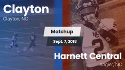 Matchup: Clayton  vs. Harnett Central  2018