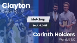 Matchup: Clayton  vs. Corinth Holders  2019