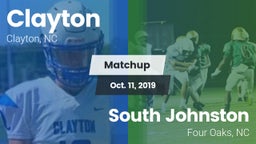 Matchup: Clayton  vs. South Johnston  2019