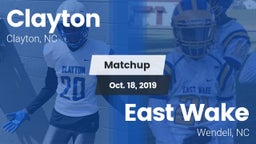 Matchup: Clayton  vs. East Wake  2019