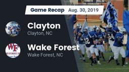 Recap: Clayton  vs. Wake Forest  2019