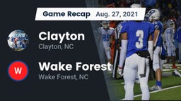 Recap: Clayton  vs. Wake Forest  2021