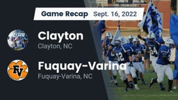 Recap: Clayton  vs. Fuquay-Varina  2022