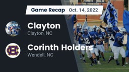 Recap: Clayton  vs. Corinth Holders  2022