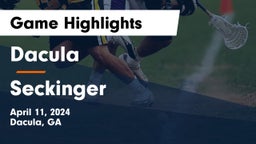 Dacula  vs Seckinger Game Highlights - April 11, 2024