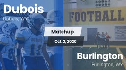 Matchup: Dubois  vs. Burlington  2020