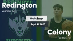 Matchup: Redington High Schoo vs. Colony  2020