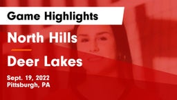 North Hills  vs Deer Lakes  Game Highlights - Sept. 19, 2022