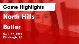 North Hills  vs Butler  Game Highlights - Sept. 20, 2022