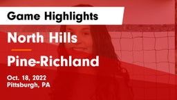 North Hills  vs Pine-Richland  Game Highlights - Oct. 18, 2022