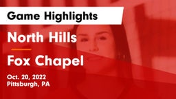 North Hills  vs Fox Chapel  Game Highlights - Oct. 20, 2022