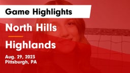 North Hills  vs Highlands  Game Highlights - Aug. 29, 2023