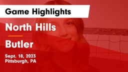 North Hills  vs Butler  Game Highlights - Sept. 18, 2023