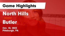 North Hills  vs Butler  Game Highlights - Oct. 10, 2023