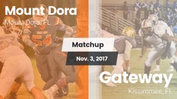 Matchup: Mount Dora High vs. Gateway  2017