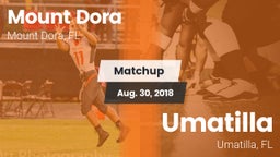 Matchup: Mount Dora High vs. Umatilla  2018