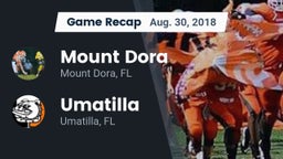 Recap: Mount Dora  vs. Umatilla  2018