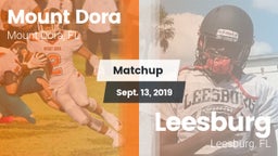 Matchup: Mount Dora High vs. Leesburg  2019