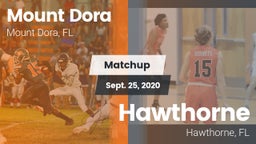 Matchup: Mount Dora High vs. Hawthorne  2020