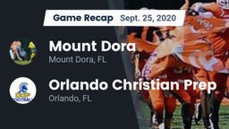Recap: Mount Dora  vs. Orlando Christian Prep  2020