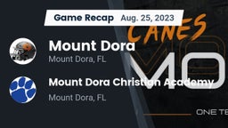 Recap: Mount Dora  vs. Mount Dora Christian Academy 2023