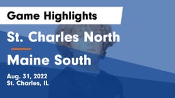 St. Charles North  vs Maine South  Game Highlights - Aug. 31, 2022
