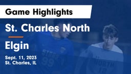 St. Charles North  vs Elgin  Game Highlights - Sept. 11, 2023