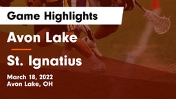 Avon Lake  vs St. Ignatius  Game Highlights - March 18, 2022