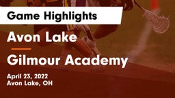 Avon Lake  vs Gilmour Academy  Game Highlights - April 23, 2022