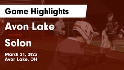 Avon Lake  vs Solon  Game Highlights - March 21, 2023
