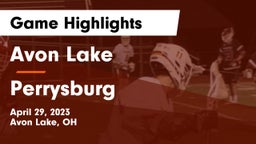 Avon Lake  vs Perrysburg  Game Highlights - April 29, 2023