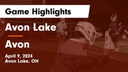 Avon Lake  vs Avon  Game Highlights - April 9, 2024