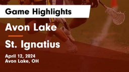 Avon Lake  vs St. Ignatius Game Highlights - April 12, 2024