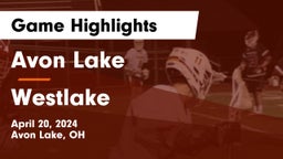 Avon Lake  vs Westlake  Game Highlights - April 20, 2024