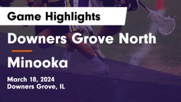 Downers Grove North  vs Minooka  Game Highlights - March 18, 2024