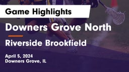 Downers Grove North  vs Riverside Brookfield  Game Highlights - April 5, 2024