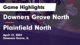 Downers Grove North  vs Plainfield North  Game Highlights - April 12, 2024