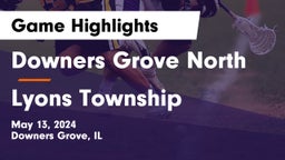 Downers Grove North  vs Lyons Township  Game Highlights - May 13, 2024