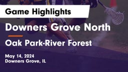 Downers Grove North  vs Oak Park-River Forest  Game Highlights - May 14, 2024