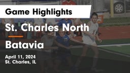 St. Charles North  vs Batavia  Game Highlights - April 11, 2024