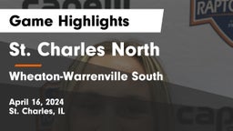 St. Charles North  vs Wheaton-Warrenville South  Game Highlights - April 16, 2024