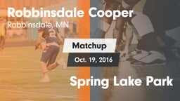 Matchup: Robbinsdale Cooper vs. Spring Lake Park 2016