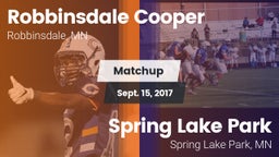 Matchup: Robbinsdale Cooper vs. Spring Lake Park  2017