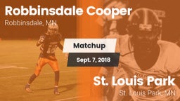 Matchup: Robbinsdale Cooper vs. St. Louis Park  2018